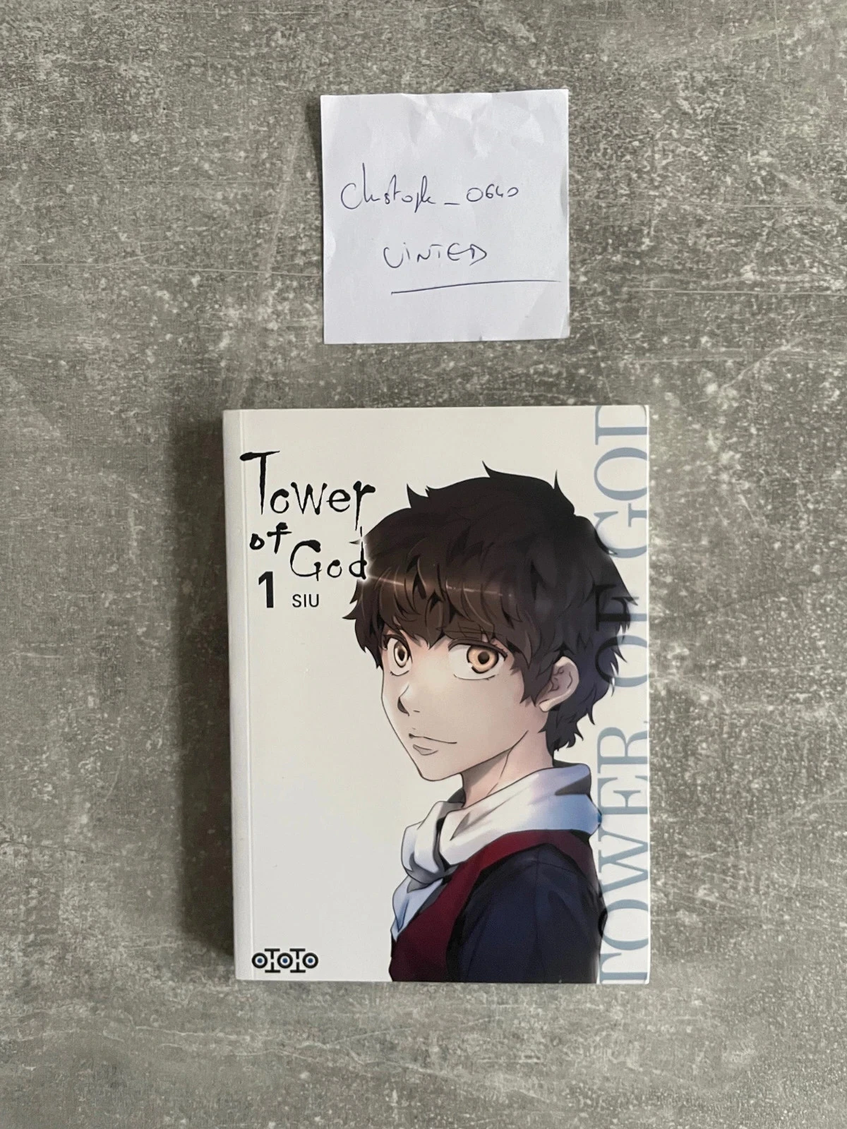 Manga Tower of god Tome 1 en version française.